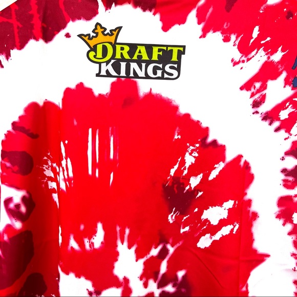 MLB Angels Tie Dye Print Shirt & Plastic Tote Bag Bundle NWOT H-28 - Picture 6 of 12